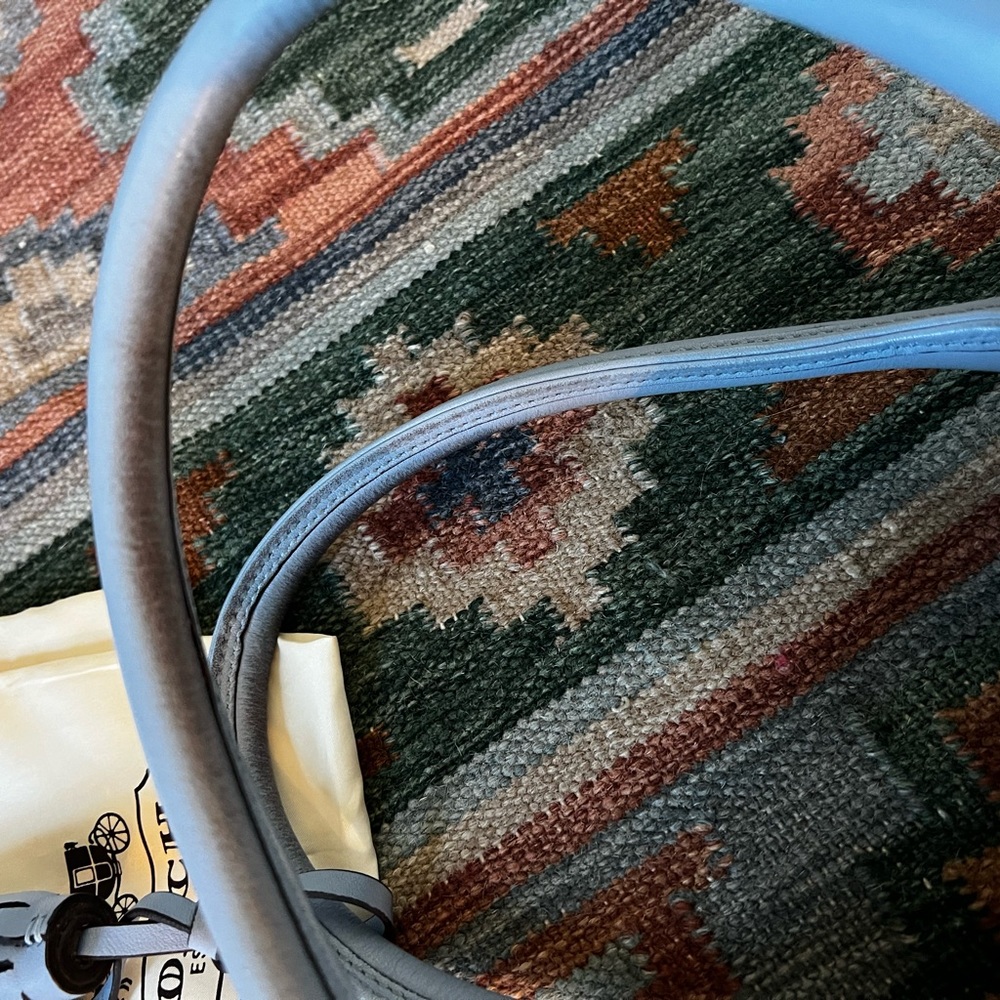 Coach Violet leather Tote “Candace” - Picture 6 of 10